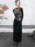 Vieille Roman - Velvet Contemporary Cheongsam Dress