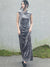 Silver Dragon - Contemporary Cheongsam Dress