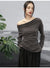 Encre - Designer Off Shoulder Knitted Top