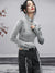 Zyphan - Stand Collar Knitted Top