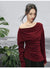 Vin - Designer Off Shoulder Knitted Top