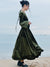 Green Sand - Velvet Maxi Dress