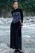 Ruka - Irregular Velvet Dress