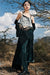 New Oriental Indie Irregular Patchwork Chiffon Dress