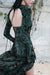 Fleur de Prunier - Jacquard Velvet Two Pieces Strap Dress