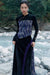 Ruka - Irregular Velvet Dress