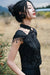 La Mariée Noire - Contemporary Cheongsam Style T-Shirt