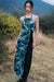 L'étoile d'un Bleu Profond - Tye Died Dudou Style Strap Dress
