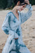 Fée De La Mer - Original Jacquard Pattern Tie Dyed Maxi Dress