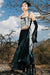 New Oriental Indie Irregular Patchwork Chiffon Dress