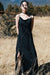Fascinant - Retro Style Lace Jacquard Strap Dress